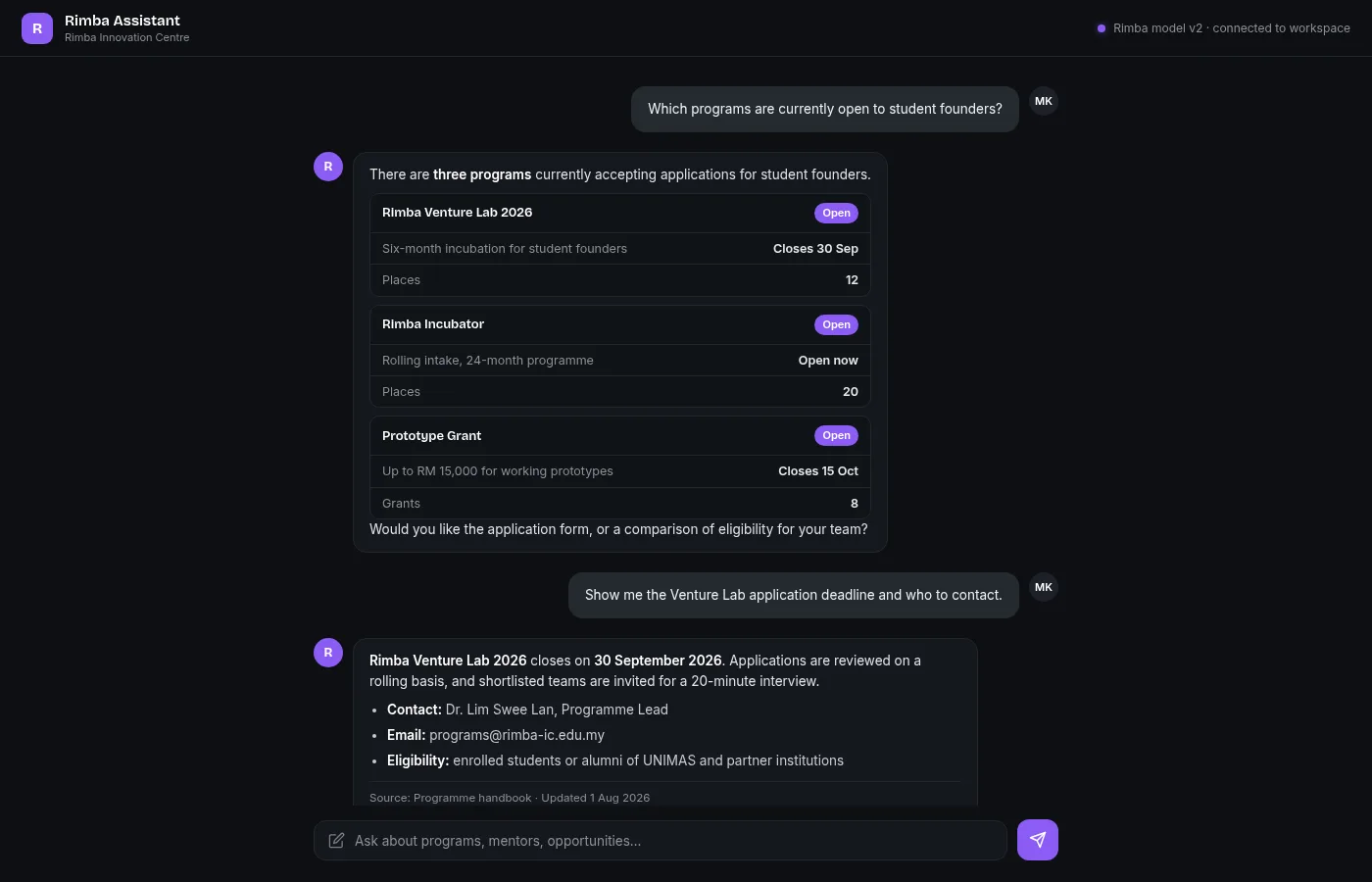 AI screenshot